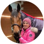 Bianca Babanitz Bianca_Babanitz_mit_Pferd_mit_Magnetfelddecke_Activomedkunde